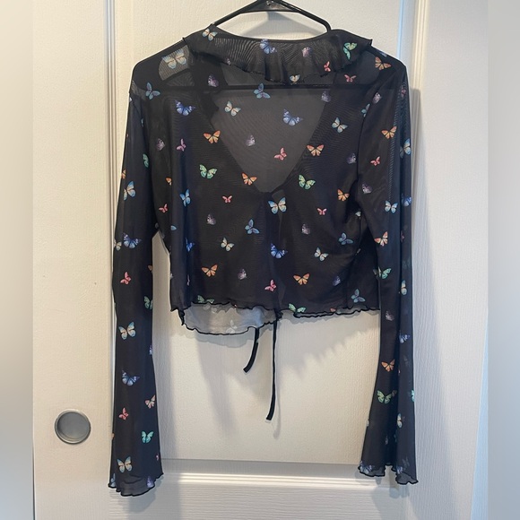 Sheer butterfly top - Picture 3 of 5